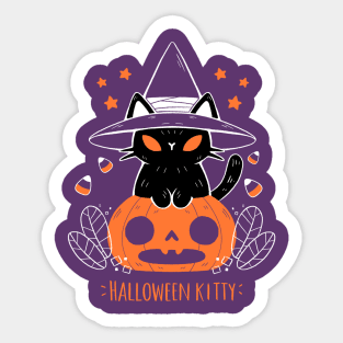 Halloween Kitty Sticker